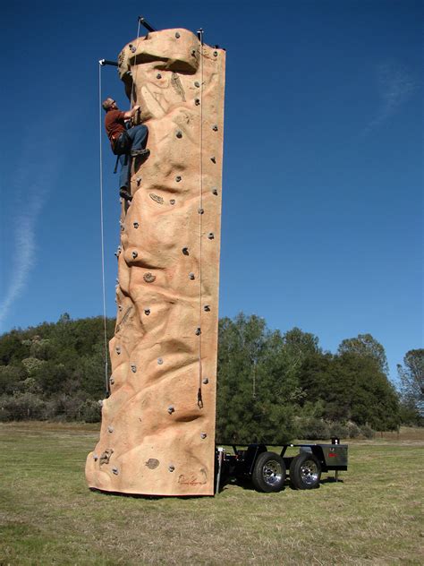 foldable rock climbing wall.